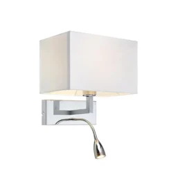 Leselamper>Marksløjd Savoy vegglampe Krom