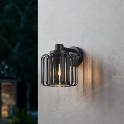 Utelamper - Klassiske Vegglamper>Eglo Selinus vegglampe utendørs IP65 - Svart