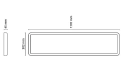 Kjøkkenbelysning Tak|Lysarmaturer & Led Panel>Sg Armaturen As Sense Surface 1200 takarmatur 29W 4000K IP20 IK10 m/PIR Sensor - Hvit