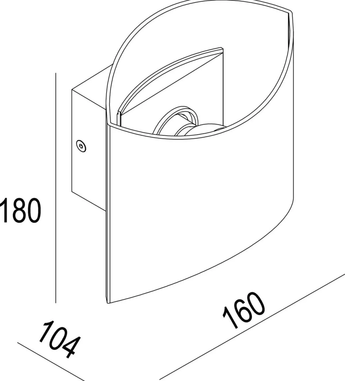 Interiørlamper>NorDesign Shade X vegglampe E14