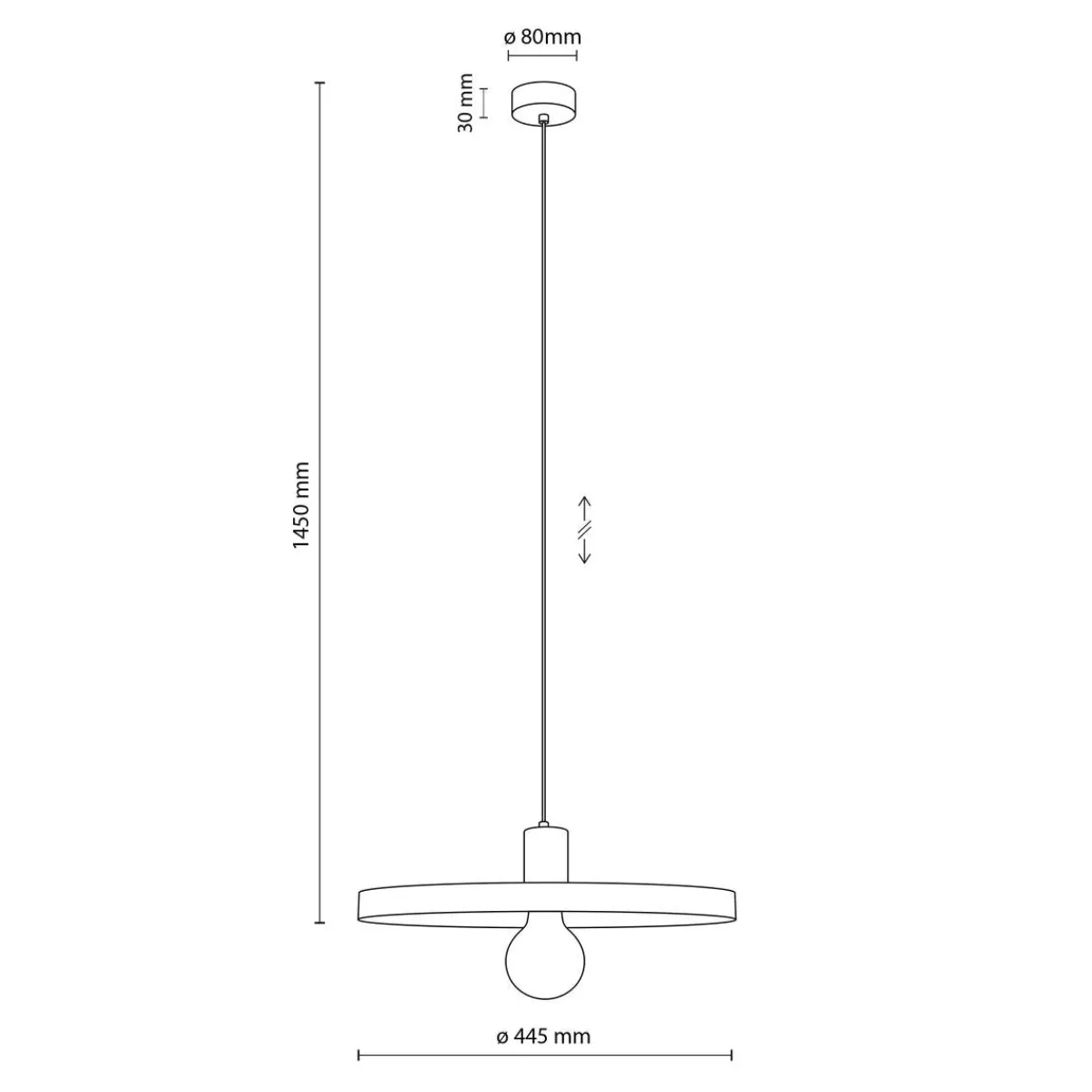 Kjøkkenbelysning Tak|Takpendler>TK Lighting Sila takpendel 40 cm