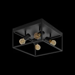 Kjøkkenbelysning Tak|Taklamper / Takplafonder>Eglo Silentina taklampe 4 lys Gul