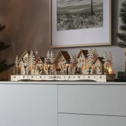 Juledekorasjon|Julebyer>Konstsmide Siluett motiv 78 cm 18 LED Tre