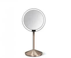 Sminkespeil Med Lys>Simplehuman sminkespeil med lys, 12 cm - Rosegull, reisespeil Rosa