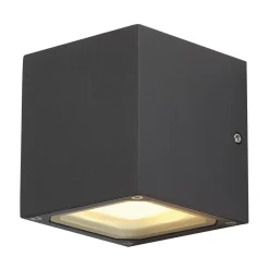 Utelamper Med Opp/Ned Lys>Slv Sitra cube vegglampe utendørs opp/ned IP44