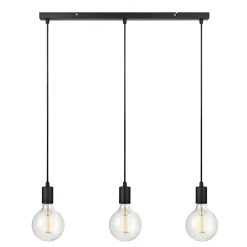 Kjøkkenbelysning Tak|Takpendler>Marksløjd Sky pendel rett 3 lys - - Svart