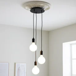 Kjøkkenbelysning Tak|Takpendler>Marksløjd Sky pendel rund 3 lys - Svart - Svart