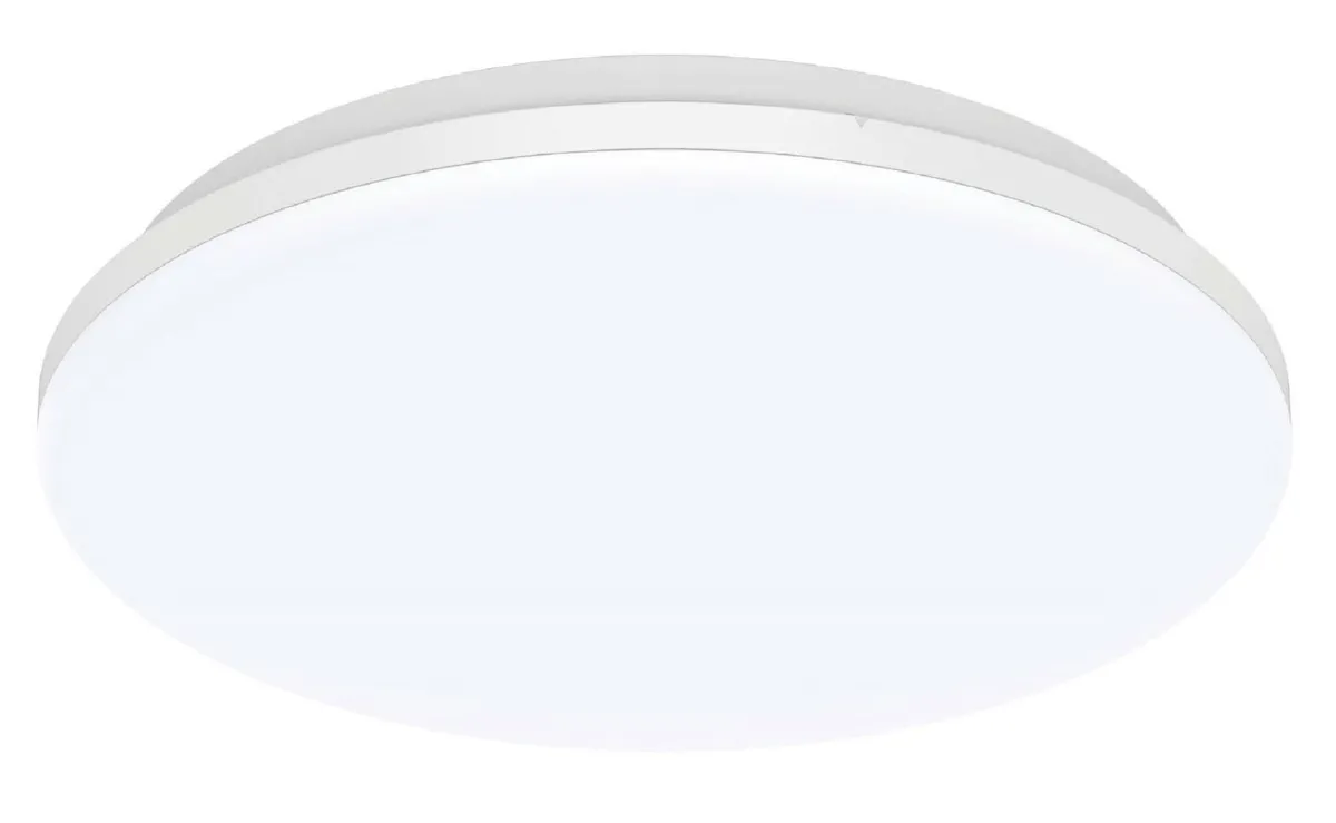 Baderomsbelysning Tak|Kjøkkenbelysning Tak>NorDesign Slim 275 taklampe 18W 2700 kelvin IP54 m/sensor - Hvit