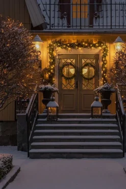 Juletrelys & Lysslynger>Konstsmide Slynge 19 meter - 120 minilys LED utendørs IP44 - Varmhvit Amber