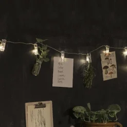 Lysslynger|Lysslynger>Konstsmide Slynge med 12 LED Fotoklyper Klar