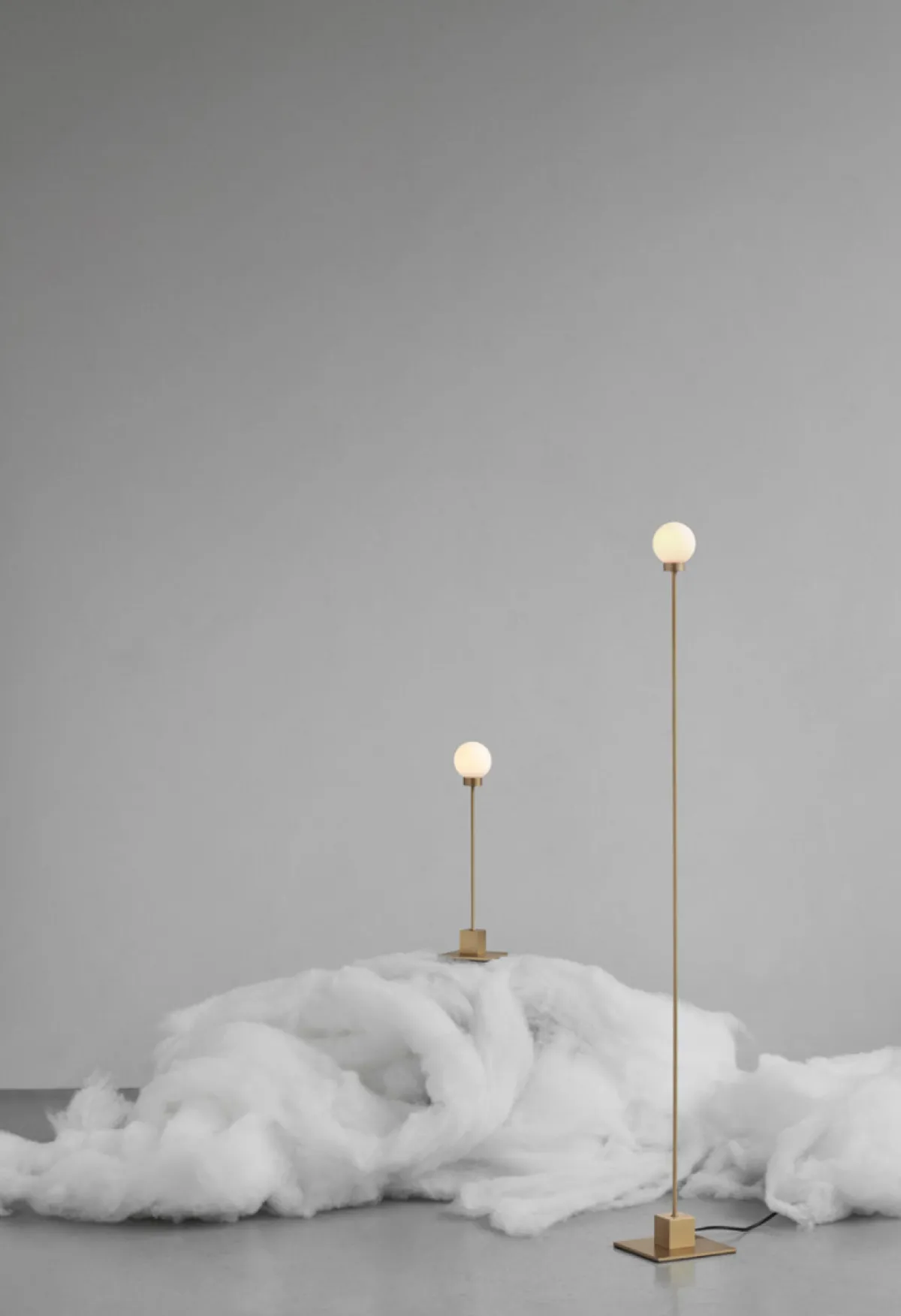 Interiørlamper Gulv|Leselamper Gulv>Northern Snowball Gulvlampe - Messing