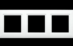 Tilbehør Lamper>Sg Armaturen As Soft Square ramme for 3 spotter