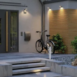 Solcellebelysning|Pullert>Paulmann Solar LED pullert 1,22W 3000 Kelvin m/bevegelses sensor IP44 - Solcelle Antrasitt