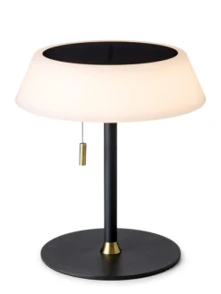 Solcellebelysning>Halo Designs Solar portabel bordlampe utendørs IP54 oppladbar USB-C og solcelle