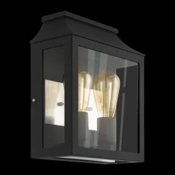 Utelamper - Klassiske Vegglamper>Eglo Soncino vegglampe utendørs IP44 - Svart