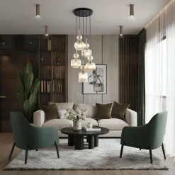 Kjøkkenbelysning Tak|Takpendler>TK Lighting Sophia takpendel 5-lys