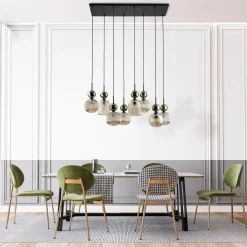 Kjøkkenbelysning Tak|Takpendler>TK Lighting Sophia takpendel 8-lys