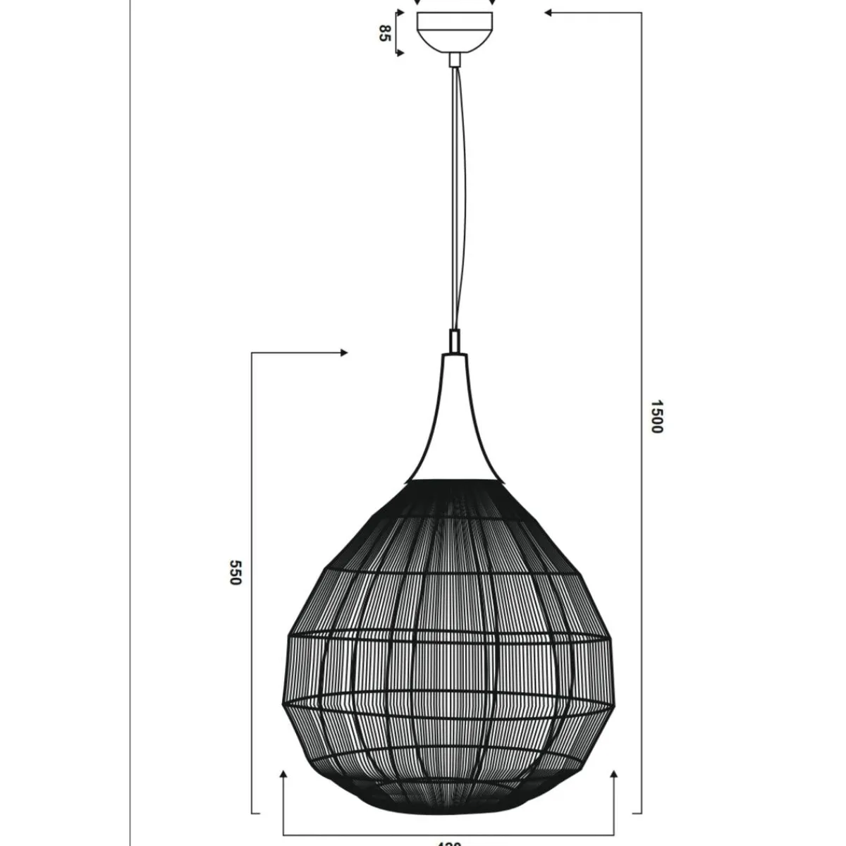Kjøkkenbelysning Tak|Takpendler>Trio Lighting Soraya takpendel Ø42