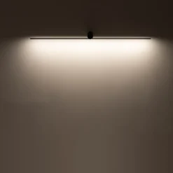 Interiørlamper>Nowodvorski Spin vegglampe small 66 cm 9W 3000K - Svart