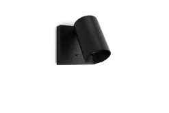 Interiørlamper|Leselamper>Antidark Spoton firkantet vegglampe GU10 med bryter