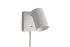 Interiørlamper|Leselamper>Antidark Spoton firkantet vegglampe GU10 med bryter