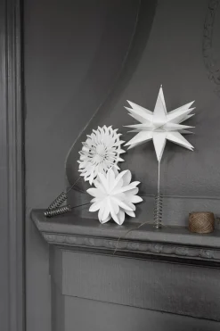 Adventsstjerner>Watt & Veke Sputnik top stjerne til juletre Hvit