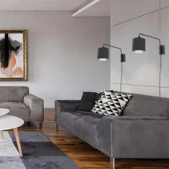 Interiørlamper|Leselamper>Eglo Staiti vegglampe - Svart