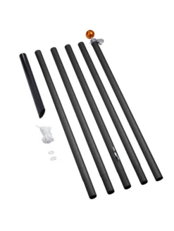 Juletrelys & Lysslynger>Fairybell Stang til flaggbelysning 6 meter Svart