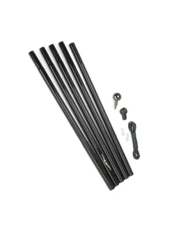 Juletrelys & Lysslynger>Fairybell Stang til flaggbelysning 8 meter Svart