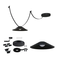 Uline Beltesystem>Paulmann Startsett for ULine belte system 12W Cone pendel Svart