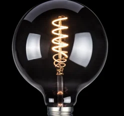 Dekorpære E27|Led-Pærer E27 Sokkel>Unison 3-steg Nero dimbar Glob 125mm 4W LED 2200K - E27