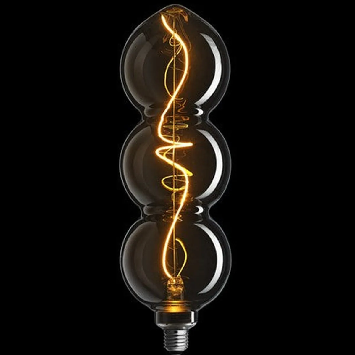 Led-Pærer E27 Sokkel>Unison 3-Steg Triple Nero 4W 1800K - E27 - farget Røyk