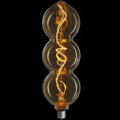 Led-Pærer E27 Sokkel>Unison 3-Steg Triple 4W 1800K - E27 - Gold Amber