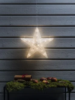 Juledekorasjoner|Julefigurer>Konstsmide Stjerne, akryl 40 cm