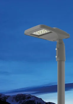 Lyktestolper>NorDesign Stolpearmatur 25W 4000 Kelvin - grå Antrasitt