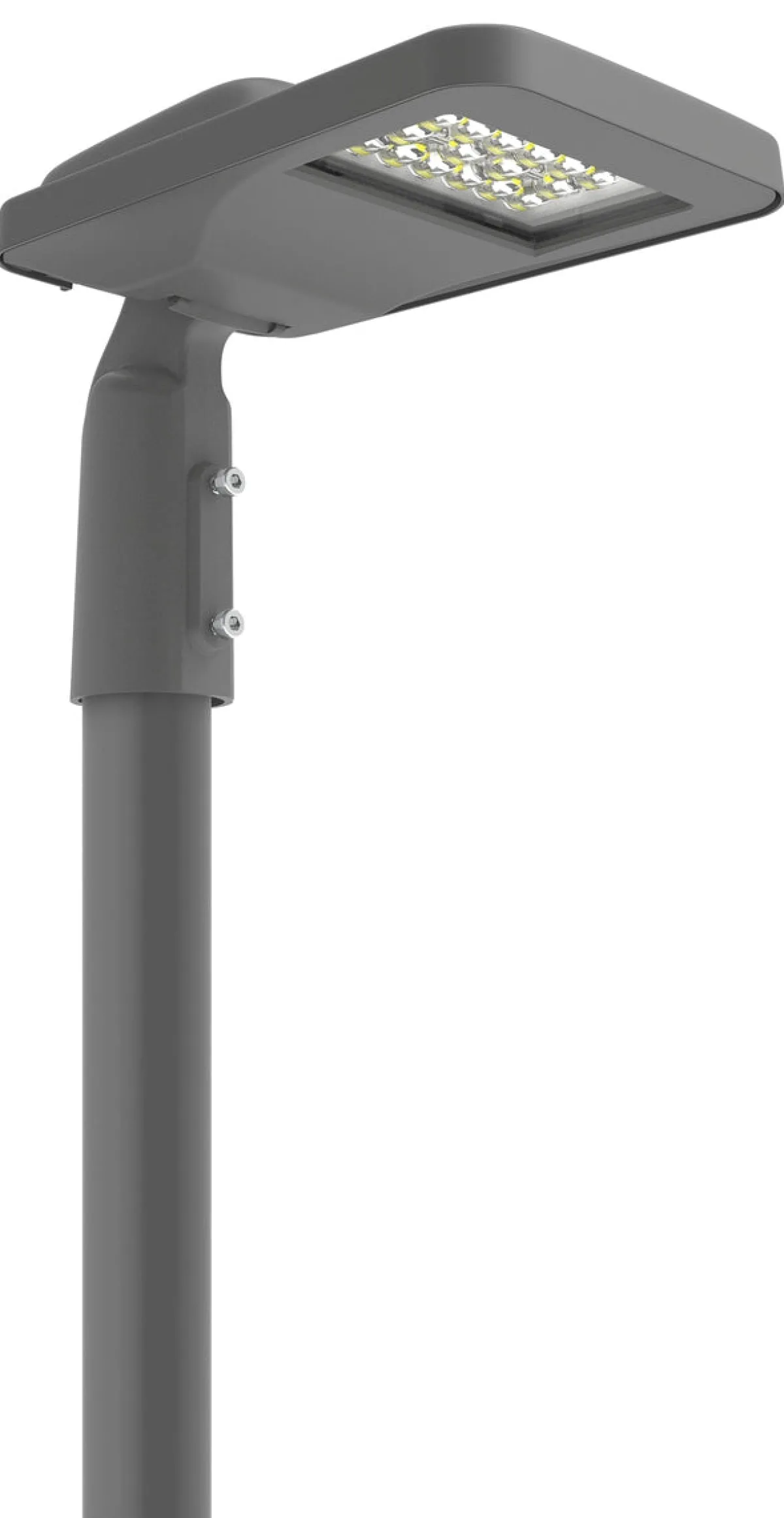 Lyktestolper>NorDesign Stolpearmatur 25W 4000 Kelvin - grå Antrasitt