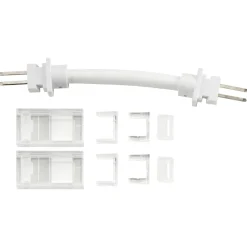 Stripline Outdoor 230V>Sg Armaturen As Stripline 230V Outdoor fleksibel skjøt 50 mm Hvit