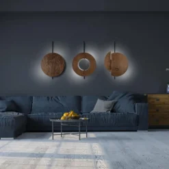 Interiørlamper>Nowodvorski Sunset C vegglampe Brun / Natur