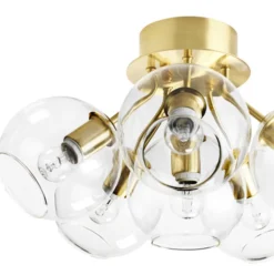 Kjøkkenbelysning Tak|Taklamper / Takplafonder>CO Bankeryd Tage 50 Plafond, Messing