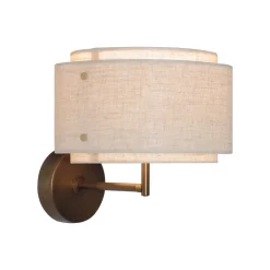 Interiørlamper>DFTP Takai vegglampe - Beige Messing / Beige