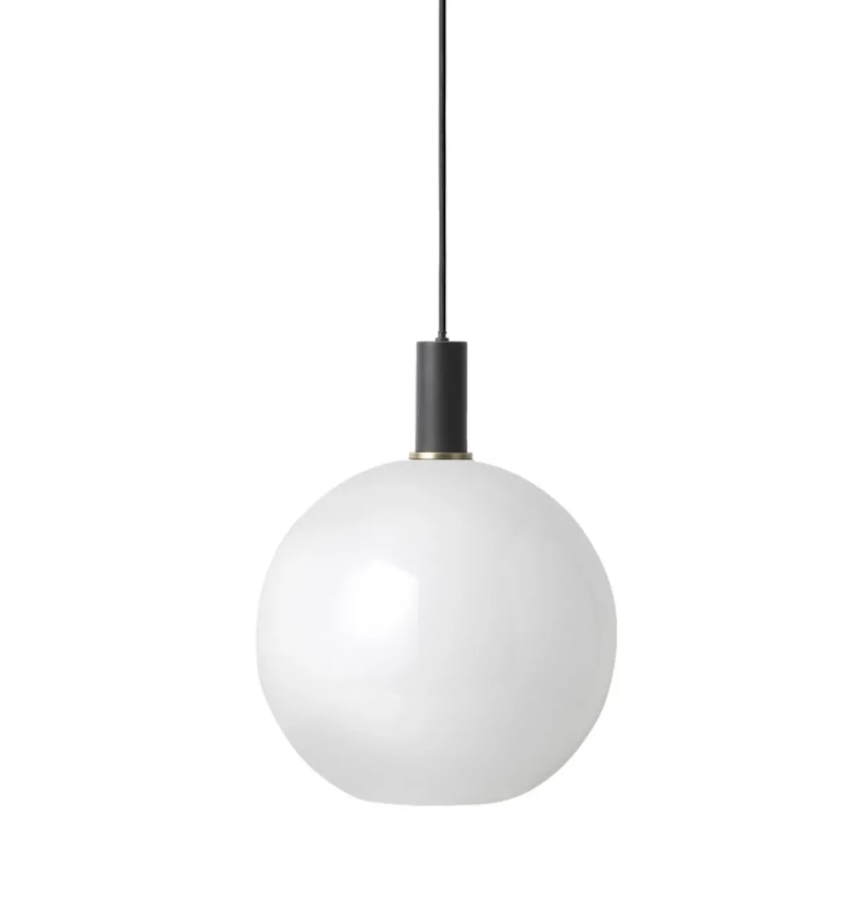 Kjøkkenbelysning Tak|Takpendler>Ferm Living Taklampe Collect Opal Sphere-Low Socket svart Svart / Opal