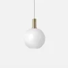 Kjøkkenbelysning Tak|Takpendler>Ferm Living Taklampe Collect Opal Sphere-Low Socket Messing
