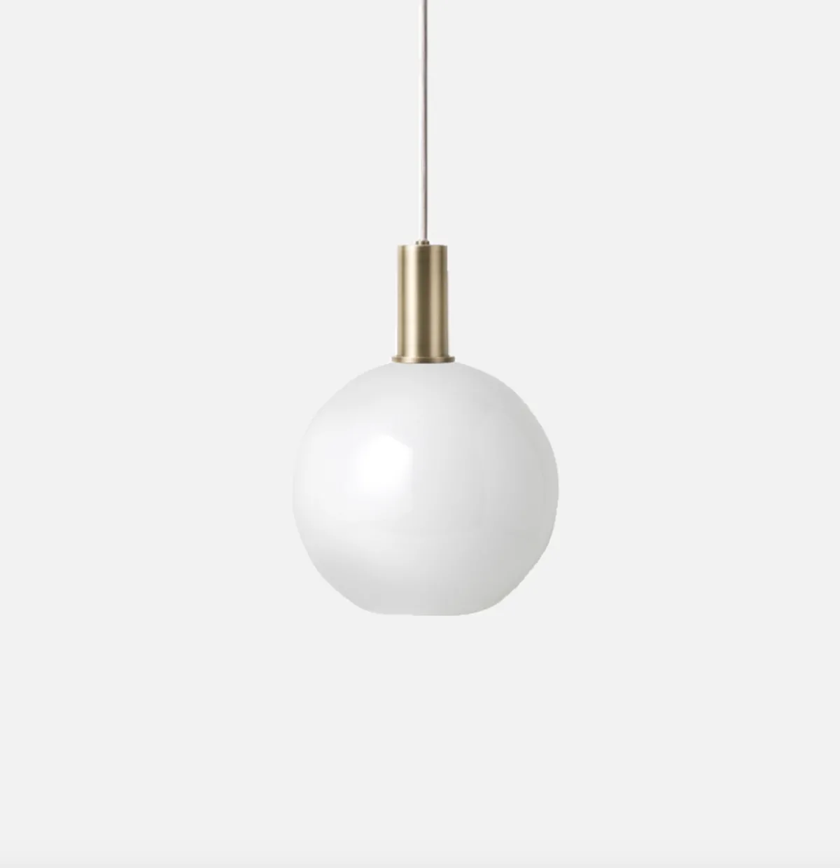 Kjøkkenbelysning Tak|Takpendler>Ferm Living Taklampe Collect Opal Sphere-Low Socket Messing
