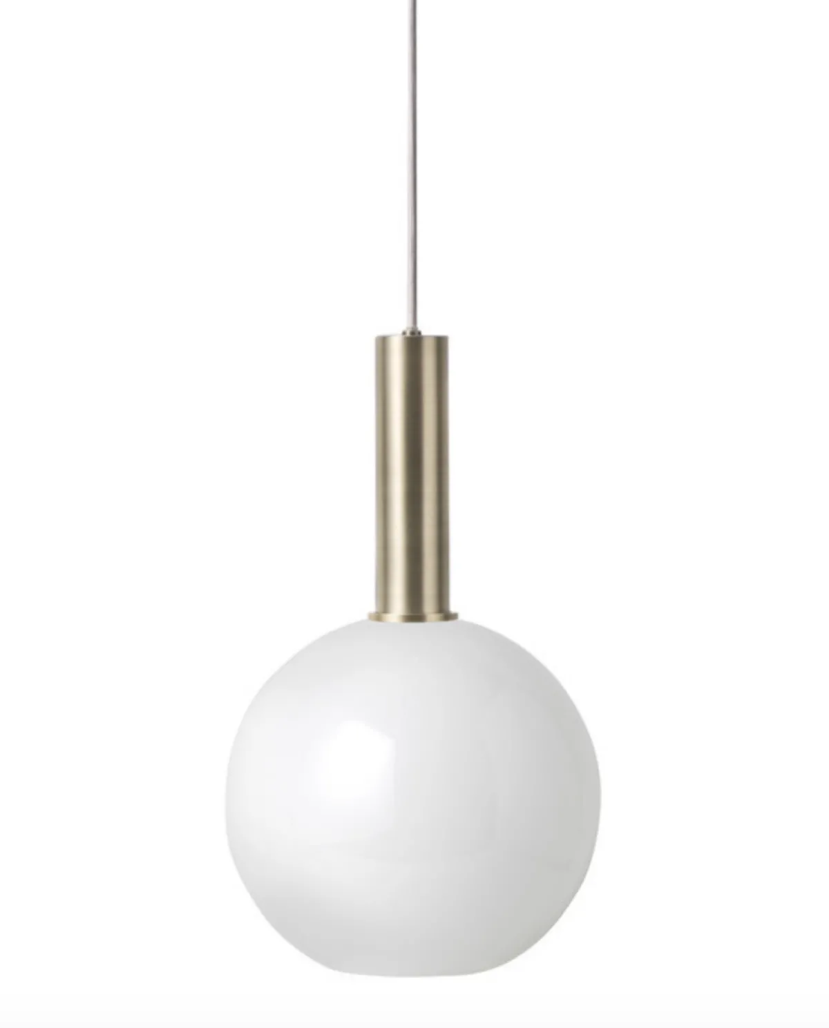 Kjøkkenbelysning Tak|Takpendler>Ferm Living Taklampe Collect Opal Sphere-High Socket - Messing