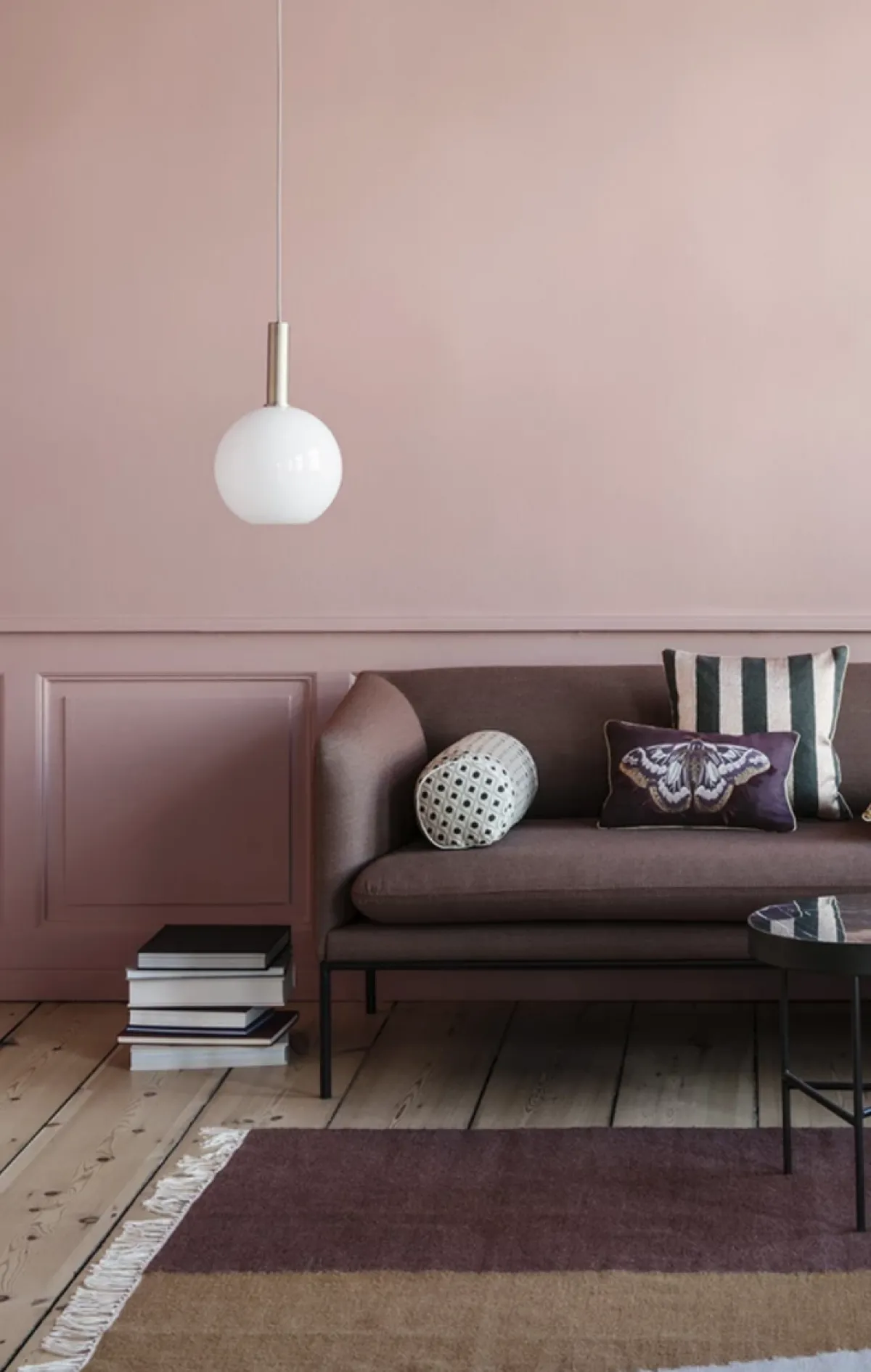 Kjøkkenbelysning Tak|Takpendler>Ferm Living Taklampe Collect Opal Sphere-High Socket - Messing