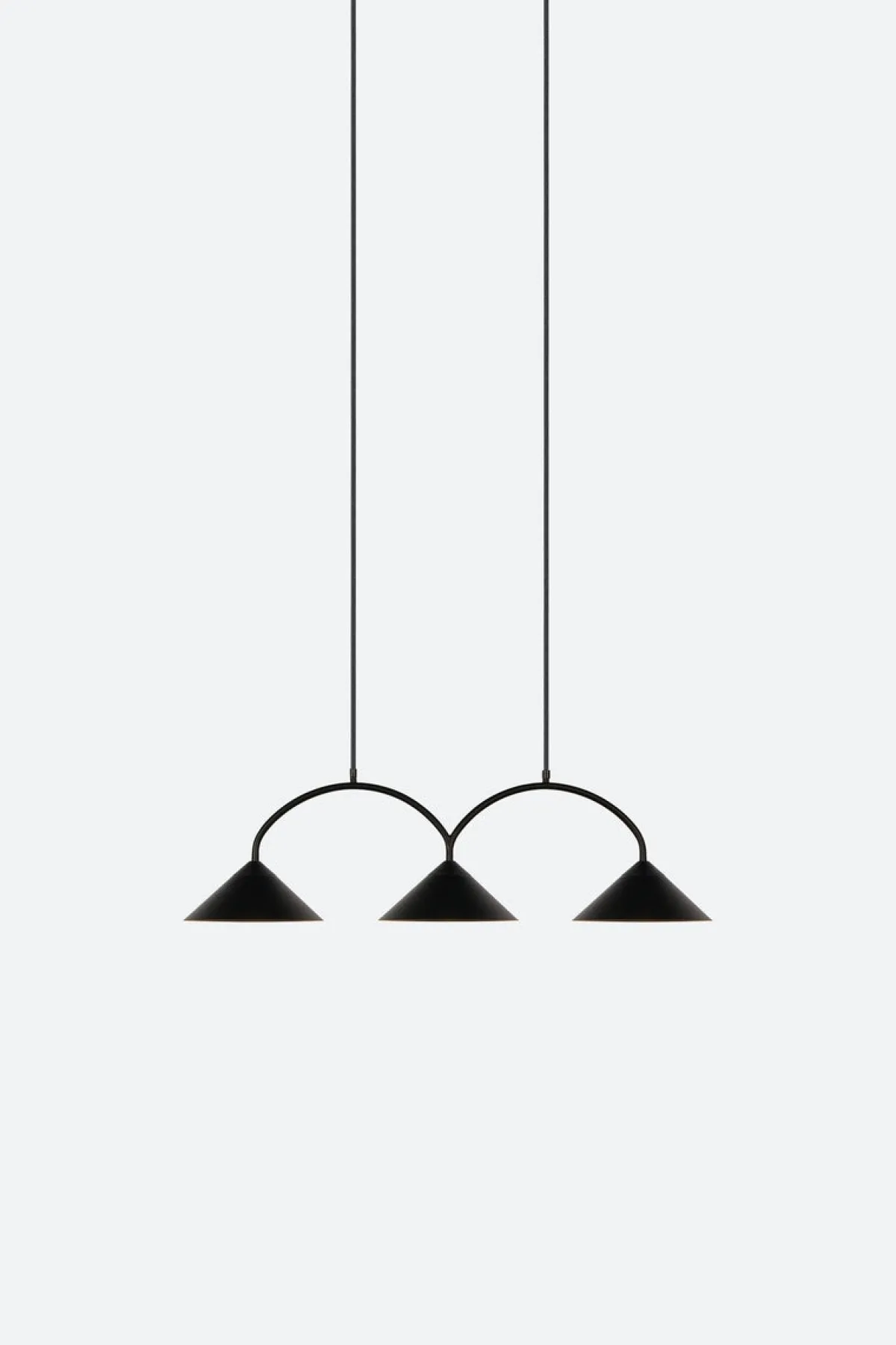 Kjøkkenbelysning Tak|Takpendler>Globen Lighting Takpendel Curve 3 - Svart