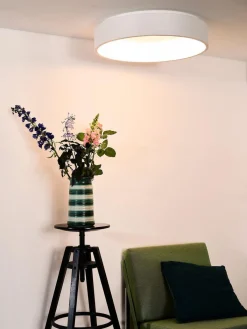 Kjøkkenbelysning Tak|Taklamper / Takplafonder>Lucide Talowe 60 cm taklampe 42W dimbar led - Hvit