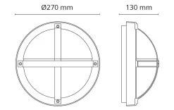 Kjøkkenbelysning Tak|Utelamper - Veggskjold / Plafond>Sg Armaturen As Tanto vegglampe 11,5W 3000K dimbar
