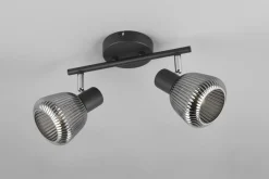Kjøkkenbelysning Tak|Takpendler>Trio Lighting Tarifa taklampe 2-lys Svart