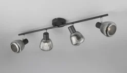 Kjøkkenbelysning Tak|Takpendler>Trio Lighting Tarifa taklampe 4-lys Svart